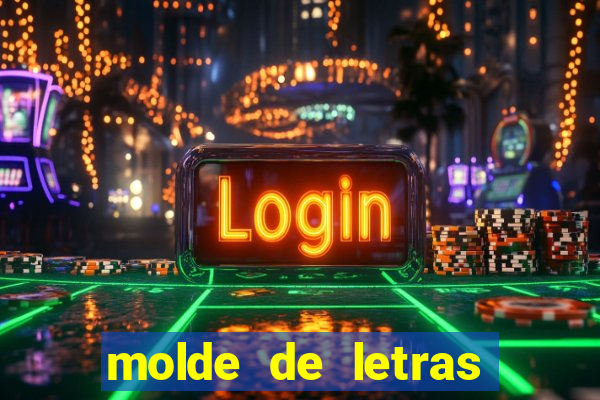 molde de letras feliz natal para imprimir